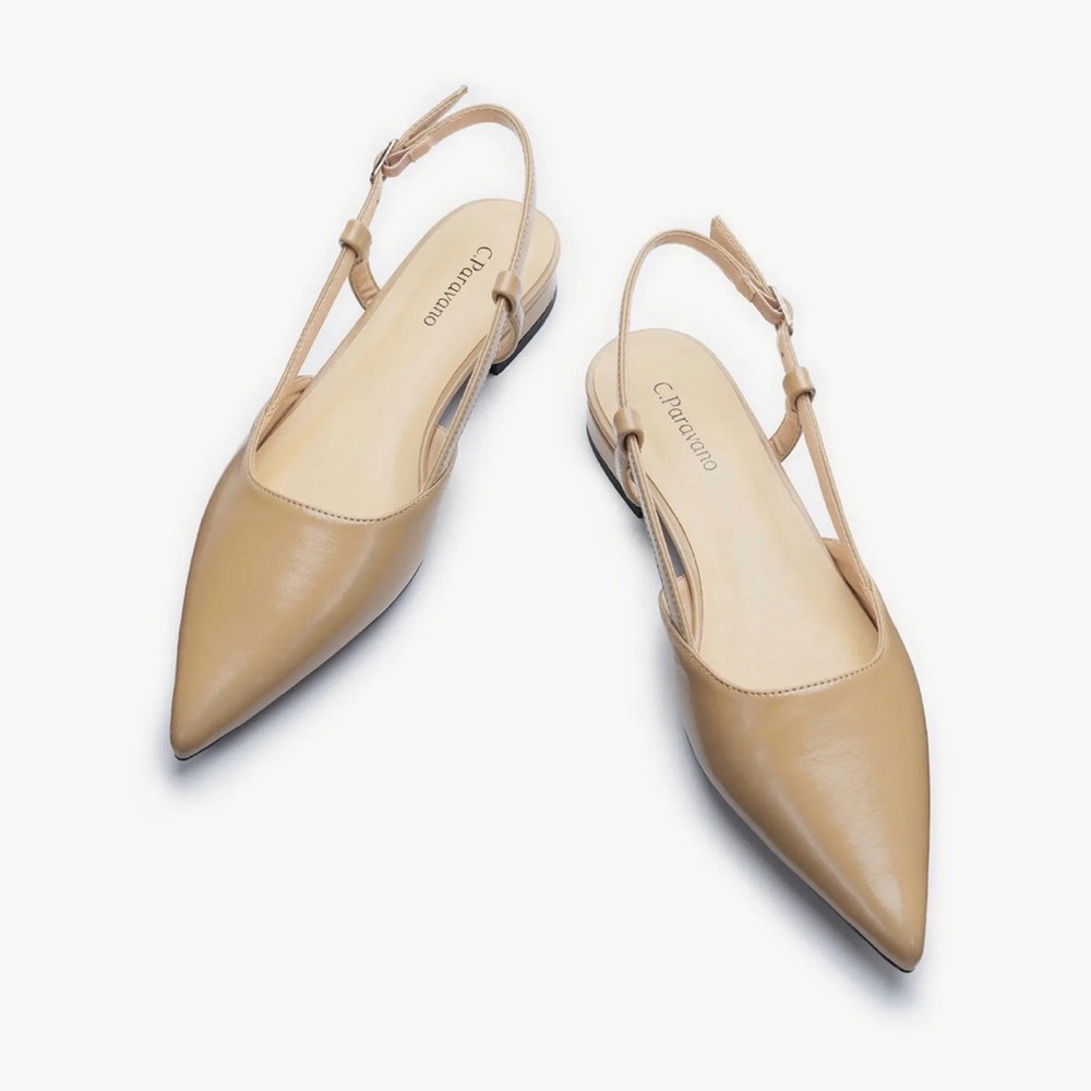 Cream Woman’s Slingback by C.Paravano